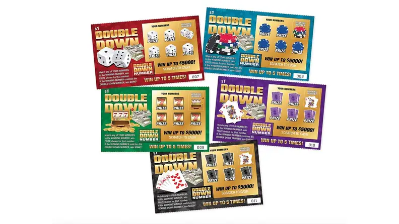 Five realistic-looking, but fake, lottery tickets