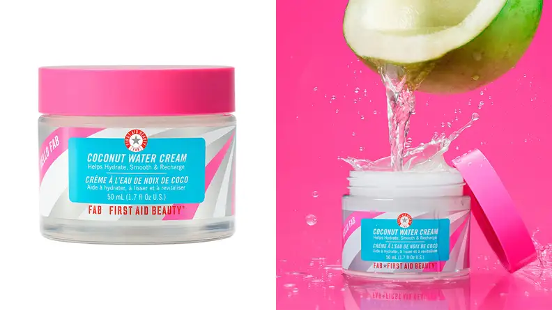 The First Aid Beauty Hello FAB Coconut Water Cream.