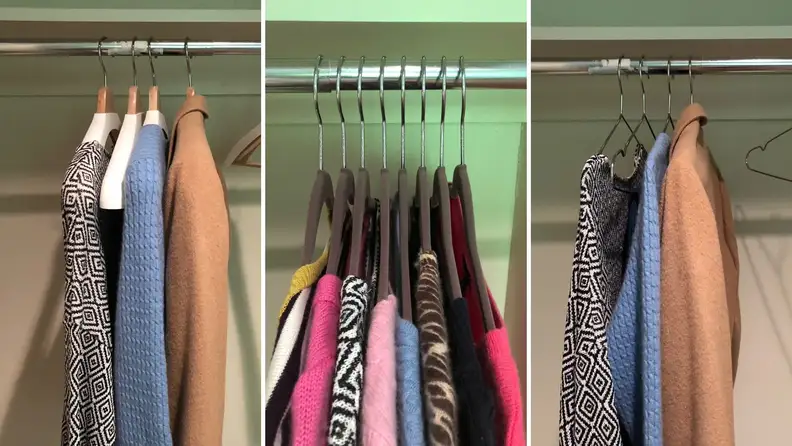 Testing clothes hangers