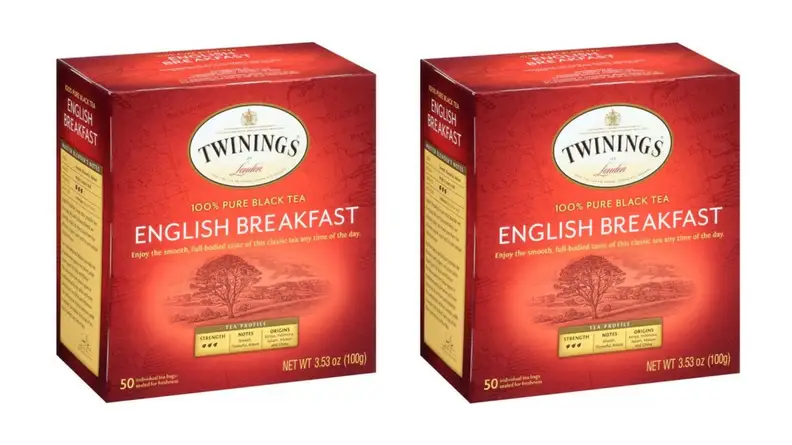 Twinings English breakfast tea
