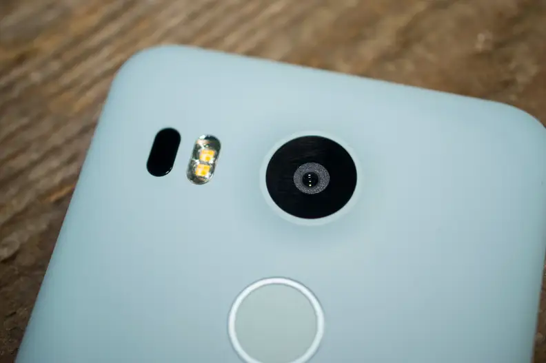 The Nexus 5X's rear camera