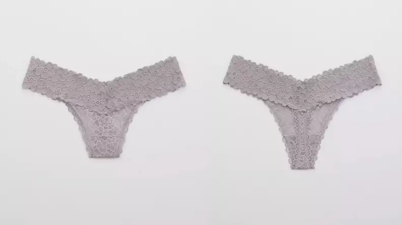 Lace thong