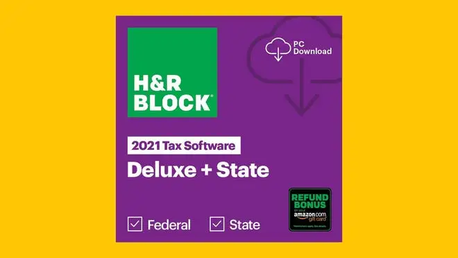 An H&R Block Digital Download Banner