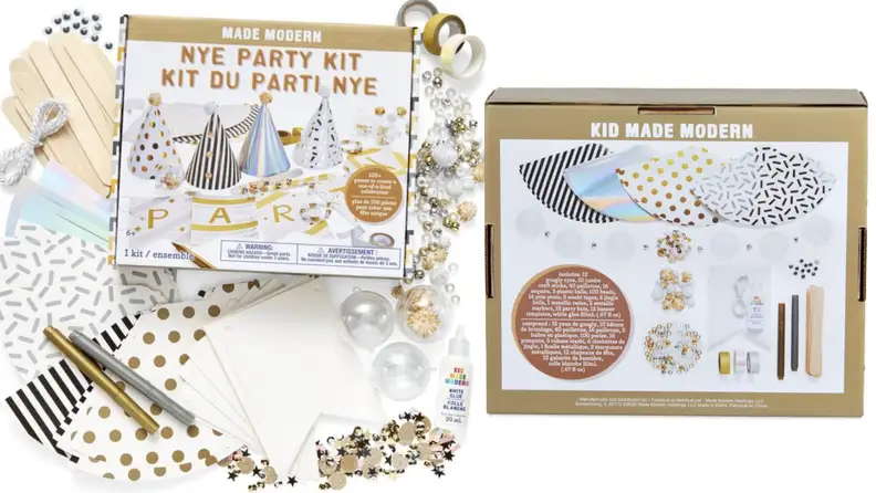 Children's New Year's celebration kit.