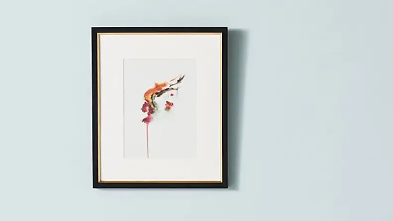 Wall art in autumn colors