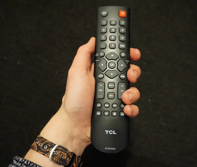 TCL 32S3600 remote control