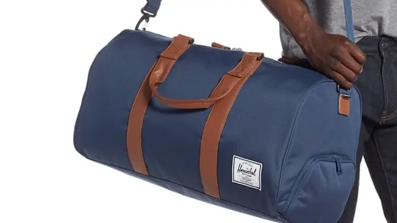 Traveling is almost too easy with this duffel bag.