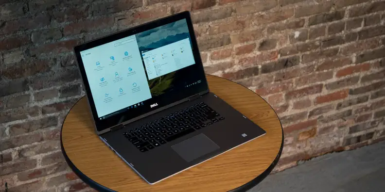 Dell Inspiron 15 7000 2-in-1 on a table
