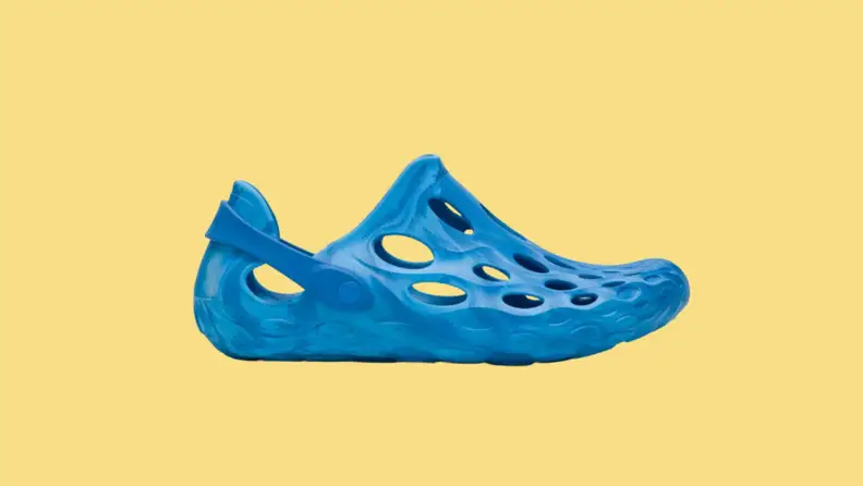blue slip on shoes