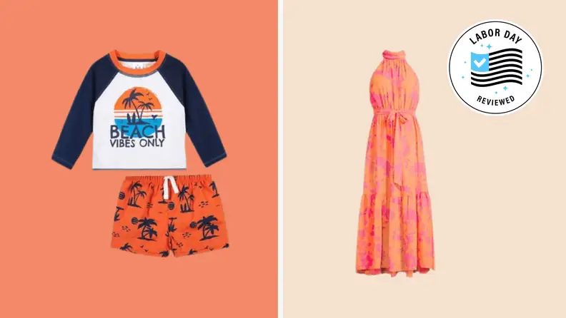 A pair of Gerber pajamas, a Scoop dress.