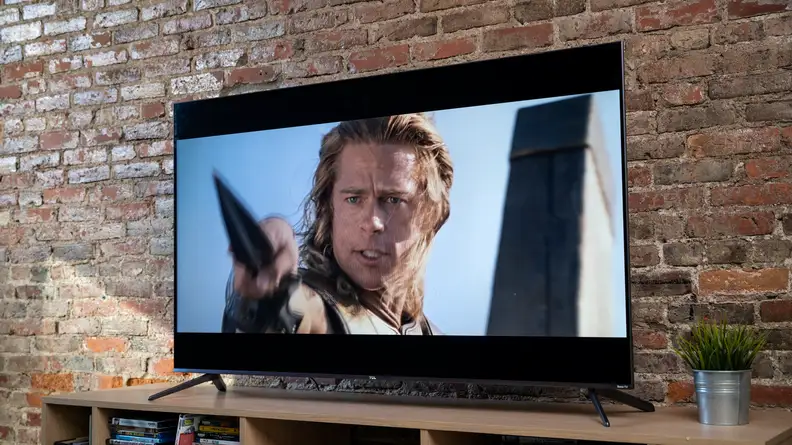 The TCL 5-Series displaying HD content