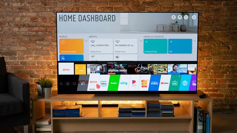 LG E9 WebOS Smart Platform Home Screen