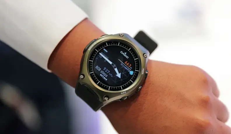 The Smart Outdoor Watch is big and bulky, but that's not a problem for the target audience.