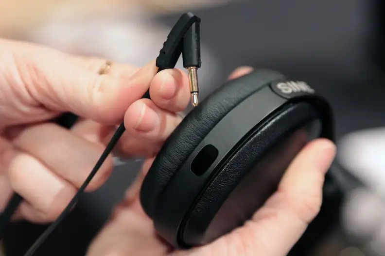 A photo of the Audeze Sine Headphones.