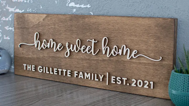 The 3D lettering really makes this sign pop.