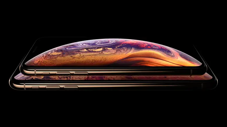 The iPhone XS and XS Max, as seen on Apple's website