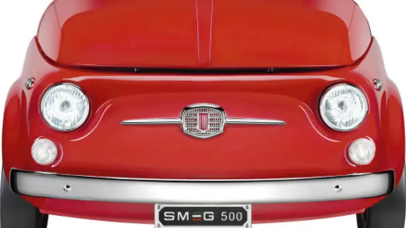 Smeg's beverage center is made from Fiat 500 parts