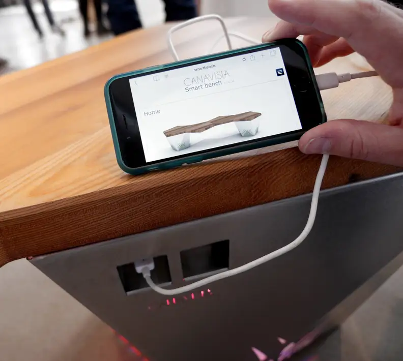 Smart Bench Plugged In