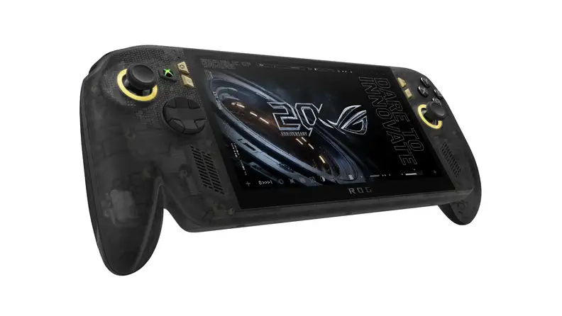 A game console on a white background