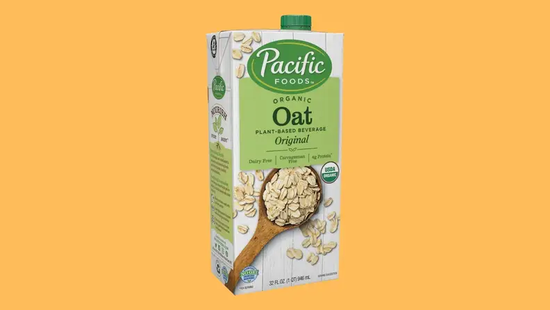 Dairy-free oat milks are a great source of plant-based protein.