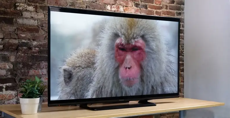 Panasonic TC-50CX600U displaying 4K content