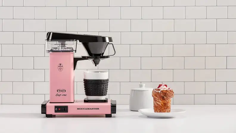 This amazing drip coffee maker comes in a rainbow of colors.
