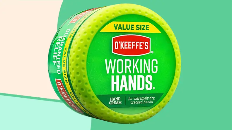 A tub of moisturizing hand balm.
