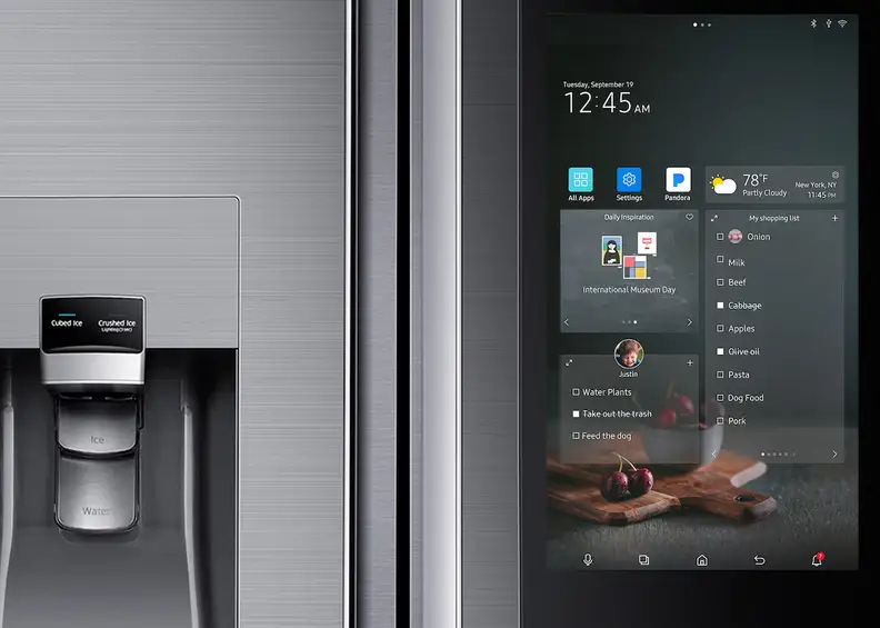 Samsung Family Hub Screen