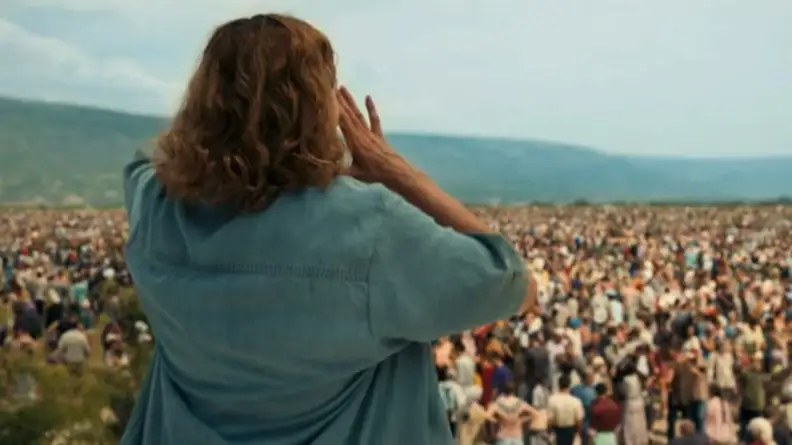 An image from the film "Quo Vais, Aida
