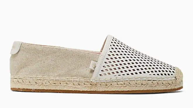 Sand colored espadrille from Kate Spade