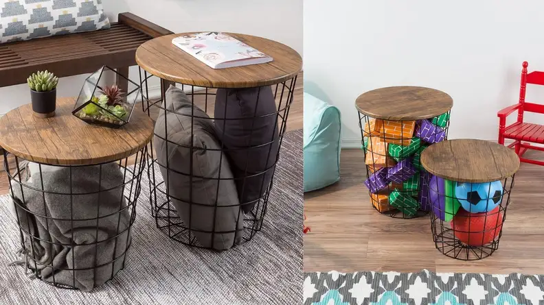 Metal bins