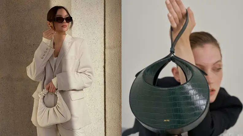woman holding handbag, woman wearing purse from JW PEI