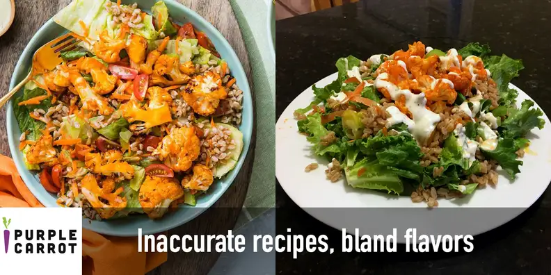 Purple Carrot meal comparison