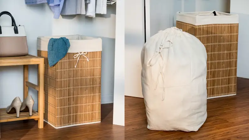 Wayfair Rebrilliant Bamboo Laundry Hamper