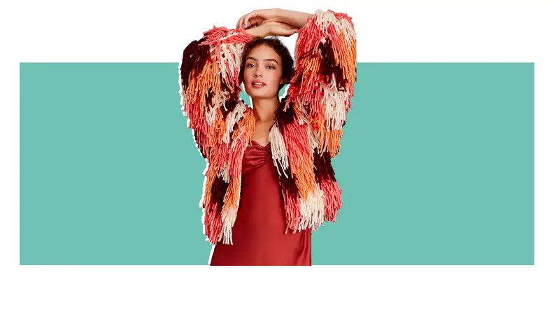Fringed Cardigan