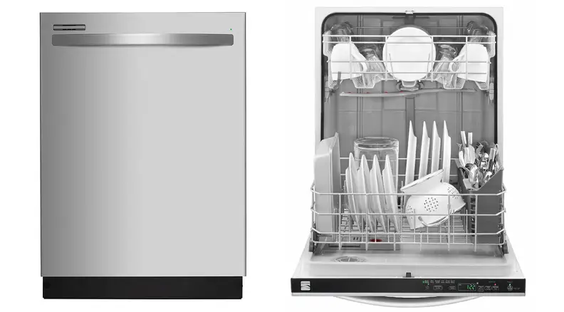 Kenmore 13473 front open and front closed