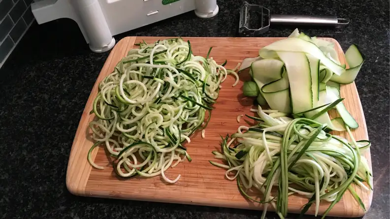 spiralized veggies