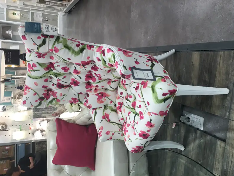Floral chair at Homesense