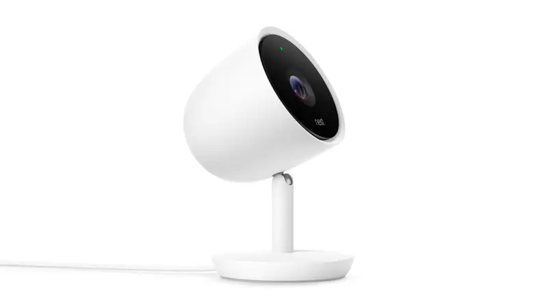 Nest Cam IQ on white background