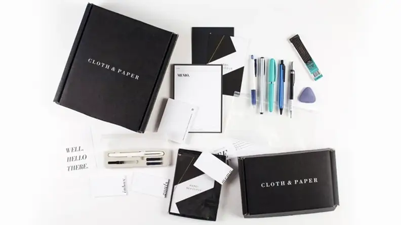 Stationery items and pens