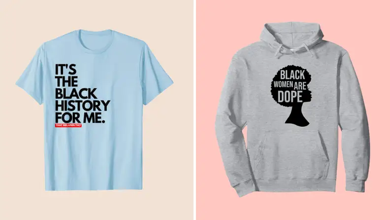 A t-shirt that reads 