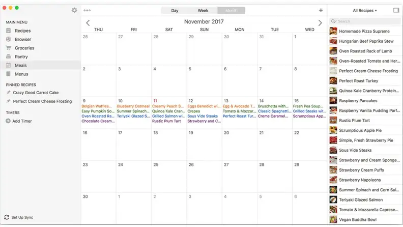 Parika meal planning app