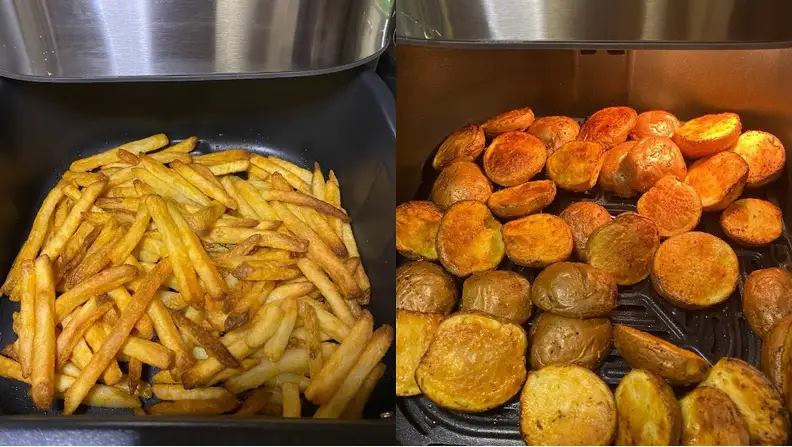 French fries and crisp potatoes.