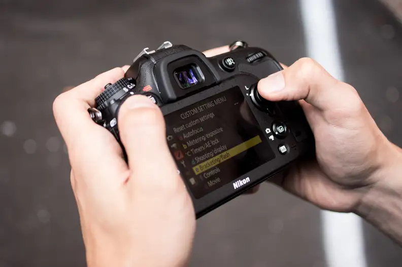 While the rear monitor isn't touchscreen or articulating, it does get the job done.