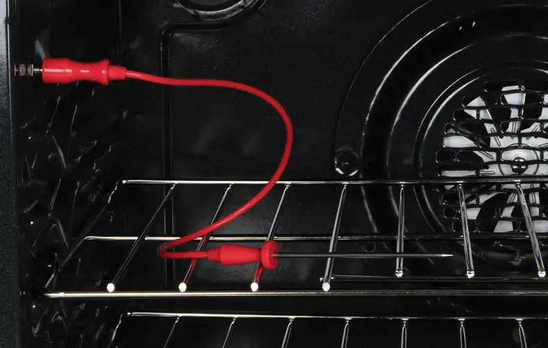 The temperature probe takes some of the guess work out of roast meats.