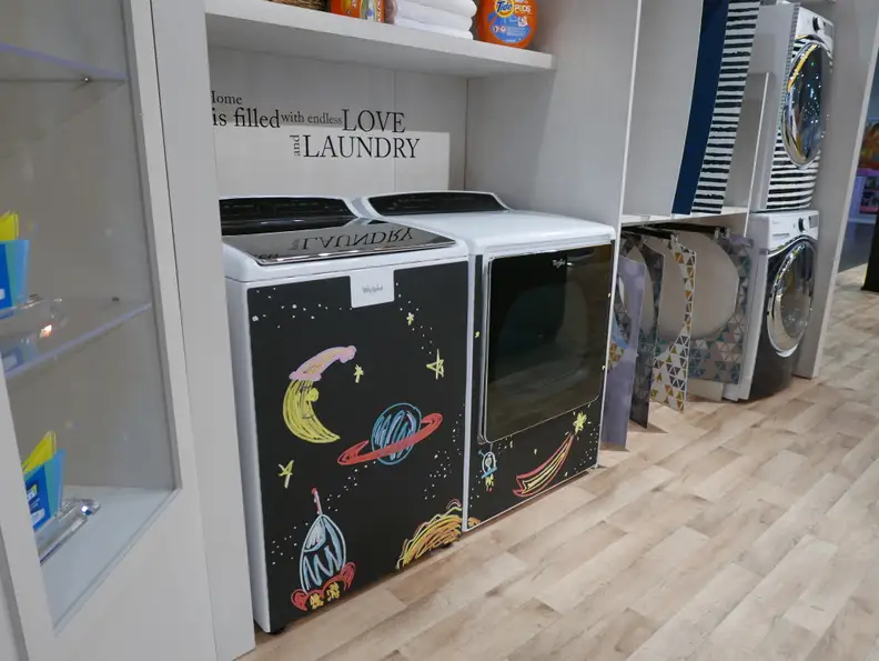 Whirlpool Chalkboard Laundry Skin