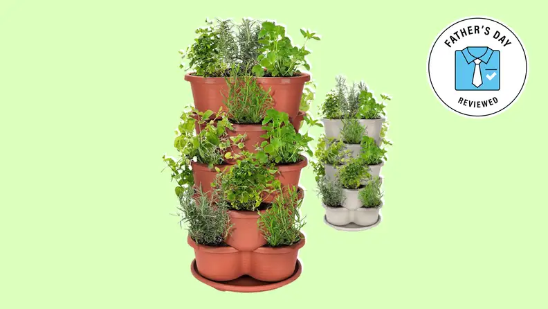 Best Lawn and Garden Father's Day gifts: Amazing Creation Stackable Planter