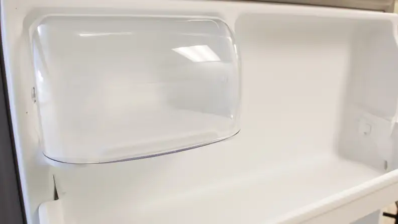 A covered butter dish