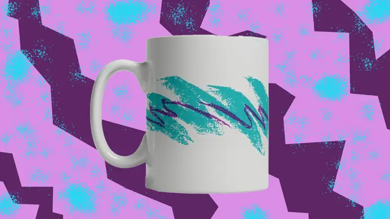90s style mug