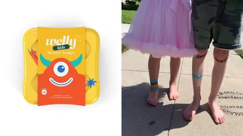 Colorful bandages are great for injuries both real and imagined.